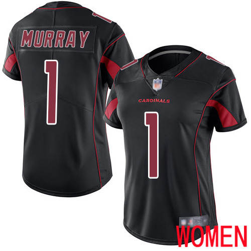 Arizona Cardinals Limited Black Women Kyler Murray Jersey NFL Football 1 Rush Vapor Untouchable